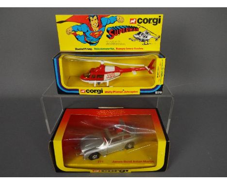 Corgi - Two boxed diecast model vehicles from Corgi. Lot includes Corgi #271 James Bond Aston Martin which appears Mint compl