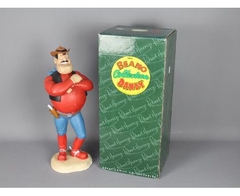 Robert Harrup Designs- A boxed limited edition large scale Big Desperate Dan figure #BDB03 from 2002. He stands 18.5 inches t