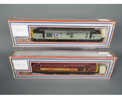 Hornby - Two boxed OO gauge diesel locomotives from Hornby. Lot includes R327 Class 37 Op.No. 37424 in Transrail Livery; toge