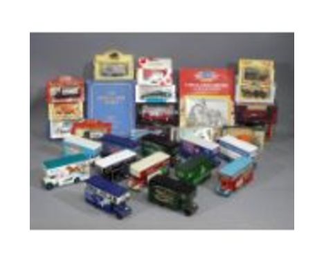 Corgi, Lledo, Minichamps, Cararama, Other - A mixed collection of boxed and unboxed diecast model vehicles in various scales.