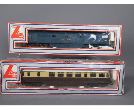 Lima - 2 x boxed locos, # 205132 GWR Railcar operating number 22, # 205122MW BR class 52 Western Renown operating number D107