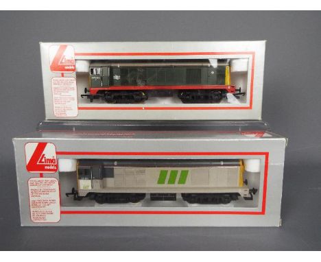 Lima - 2 x boxed 00 gauge class 20 Diesel locos, # 204836A6 operating number 20131, and # 205241A1 which has been renumbered 