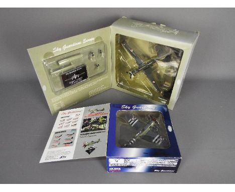 Sky Guardians - 2 x boxed 1:72 scale models, Hawker Sea Fury FB.11 805 Sqn VX730 HMS Sydney Korea, a limited edition Fairey G