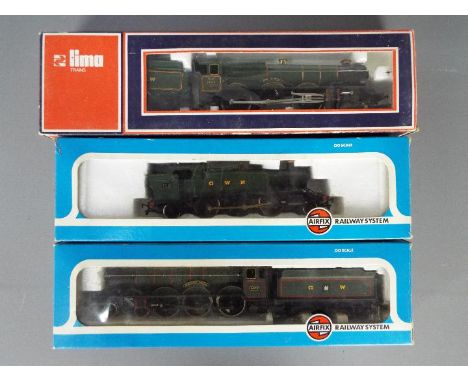 Airfix, Lima - Three boxed OO gauge steam locomotives. Lot includes Lima #5103W 4-6-0 King Class steam locomotive and tender 