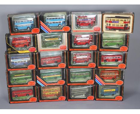 EFE, Corgi - A fleet of 20 boxed diecast model vehicles predominately EFE 1:76 scale buses. Lot includes EFE #23203 AEC RF 'L