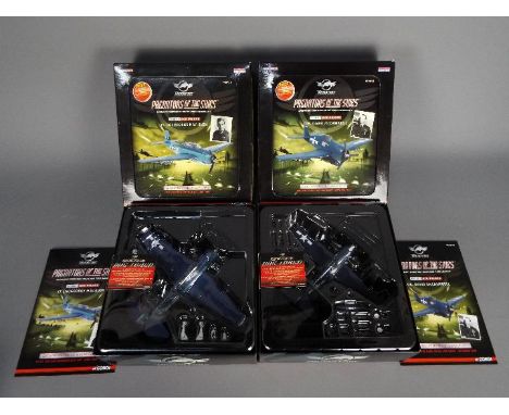 Corgi Predators Of the Skies - 2 x boxed limited edition 1:72 scale models, # PR99402 Grumman F6F-5 Hellcat flown by Commande