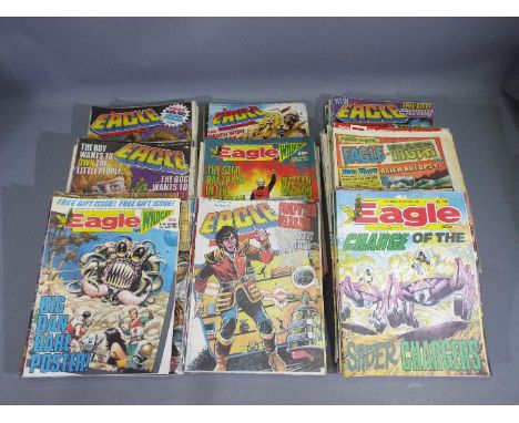 Eagle Comic - A collection of over 120 'Eagle' Comics. All issues date from tje Mid - lates 1980's (Bronze and Copper Age). L