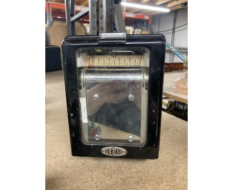 A VINTAGE RECORD SEISMOGRAPH 