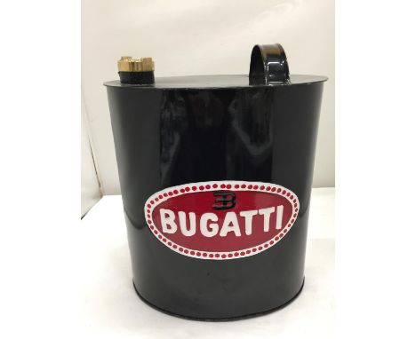A BLACK BUGATTI PETROL CAN 