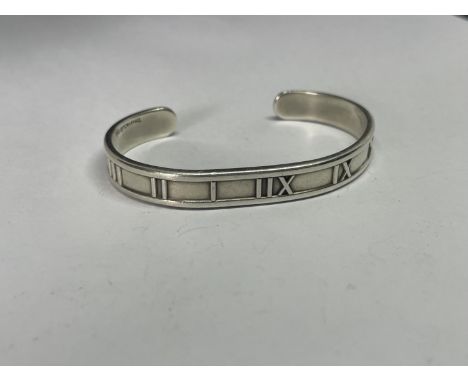 A SILVER BANGLE 