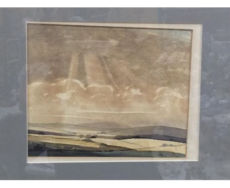 A PRINT OF A COUNTRYSIDE SCENE 