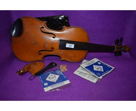 A vintage violin.