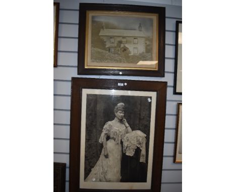 A photograph of HRH Princess Mary that hung in Mardale Green School. Mary, Princess Royal and Countess of Harewood (1897-1965