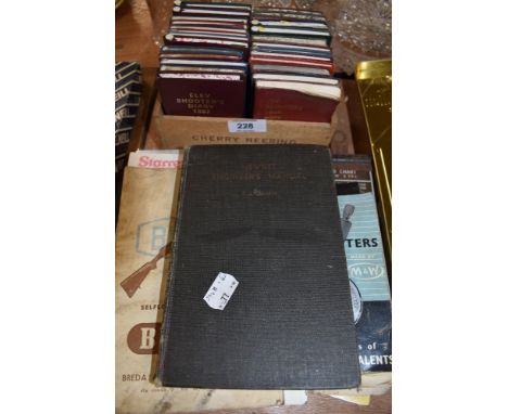 A selection of vintage machinery and tool brochures and catalogues including Breda Shotgun programme