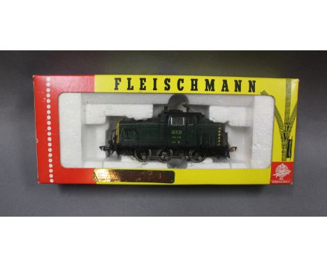 A Fleischmann HO scale ABR 0-3-0 diesel shunter, in 4225 box 