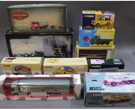 A boxed lot of Corgi diecast model vehicles, all boxed, and to include "A Century of War" 