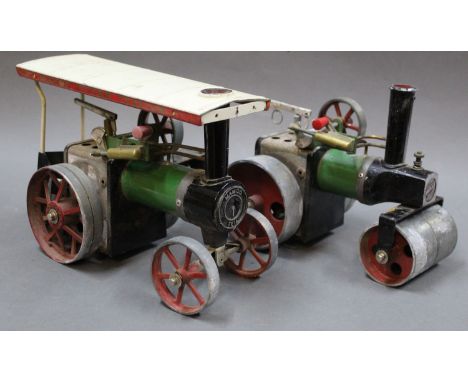 Two play worn Mamod engines, to include a Mamod TE1A steam tractor 