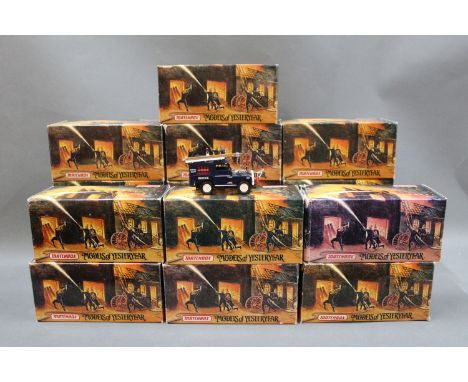 A group of 16 Matchbox 'Models of Yesteryear' Fire Engine Series diecast models 