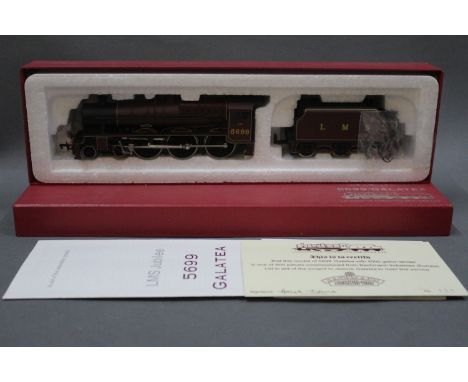 A boxed Bachmann 4-6-0 LMS Jubilee "Galatea" 5699 tank locomotive and tender, boxed 