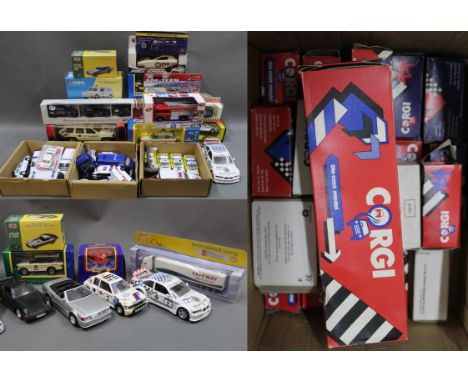 A group lot of mixed die cast model vehicles, mostly boxed, and to include Corgi Classics &amp; Atlas Editions  