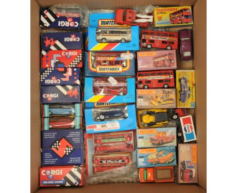 Matchbox Superfast &amp; Lone Star mixed group to include 67a Volkswagen 1600 TL - metallic light purple body; 61b Ford A Ser