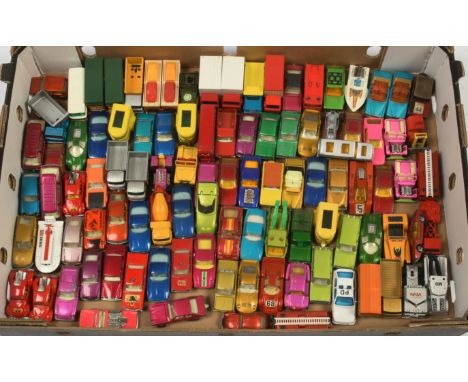 Matchbox Superfast, a large unboxed group&nbsp; to include, 2b Jeep Hot Rod; 25b Mod Tractor; 33a Merryweather Fire Engine an