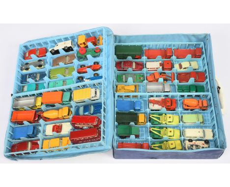 Matchbox Collectors Case 41 - case contains 4 x plastic trays holding 48 Regular Wheels models - 1-75's includes 1e Mercedes 