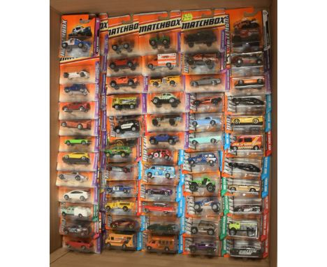 Matchbox Superfast a large blister packed group of Mattel Wheels issues including, Dodge Viper GTSR, Honda Insight, Jaguar XK