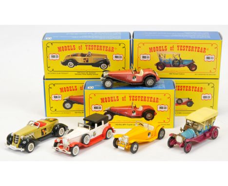 Matchbox Models of Yesteryear Code 2 issues (1) MBC20 1930 Duesenberg Towncar "25 MBC Conventions" - white body on red chassi