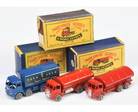 Matchbox Regular wheels Tanker group (1) 11b ERF Tanker "Esso" red body with hand applied silver trim, type B base with cast 
