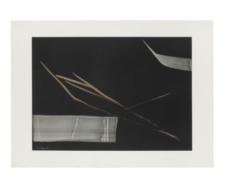 Shinoda Toko (1913-2021)Probably Heisei era (1989-2019), late 20th centuryUntitled and undated, a characteristic abstract bla
