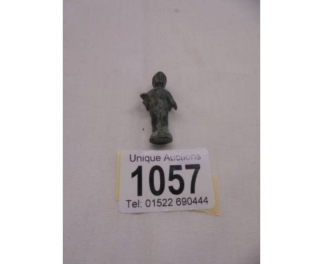 A small Roman bronze of Eros.