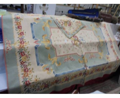 A superb quality tapestry and a tapestry cushion cover.
