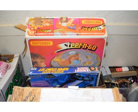 Toy boxed Rough Riders car set with a Matchbox Steer &amp; Go toy set in box 