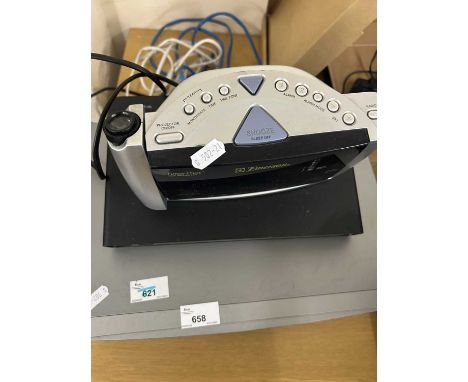 Mixed Lot: Video player, Digibox, radio alarm clock etc