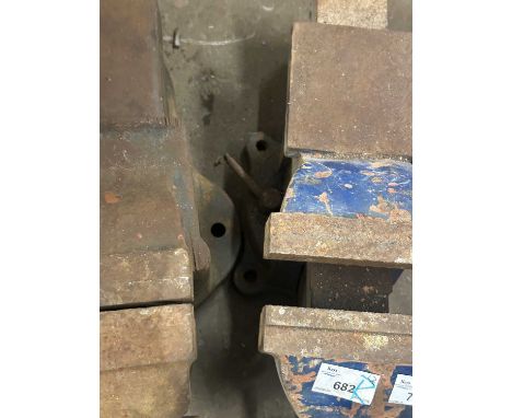 Two bench vices