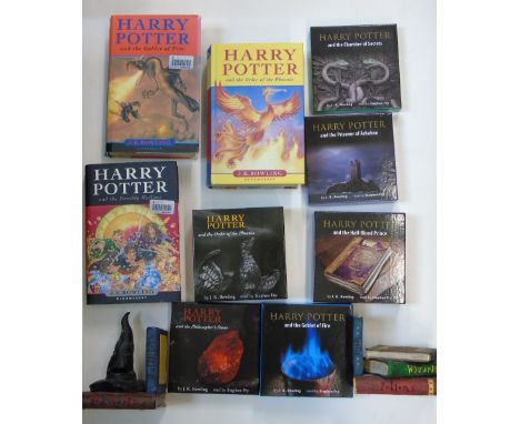 HARRY POTTER ITEMS INCLUDING FIRST EDITION BOOK