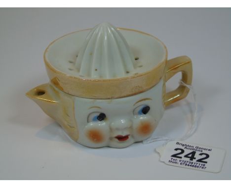 LEMON SQUEEZER IN THE FORM OF A FACE