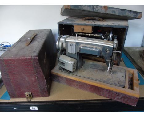 2 X VINTAGE SEWING MACHINES