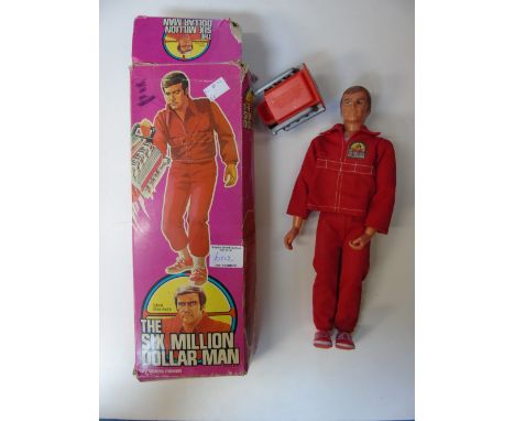 BOXED ORIGINAL SIX MILLION DOLLAR MAN FIGURE WITH ENGINE