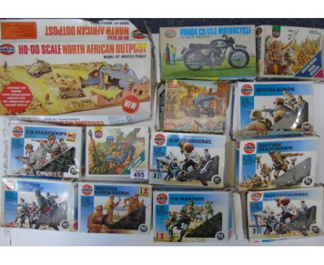 X 13 AIRFIX MODEL FIGURES/KITS, UNCHECKED