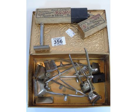 QUANTITY OF VINTAGE SHAVING & GROOMING ITEMS