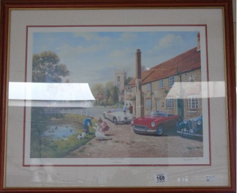 LIMITED EDITION PRINT 536/850 'NOGGIN & NATTER' BY KEVIN WALSH