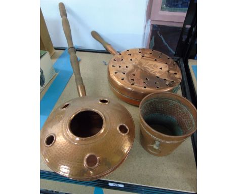 3 VINTAGE COPPER ITEMS