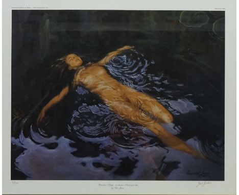 'But When I Sleep... in Dreams, I Look Upon Thee', limited edition colour print No.8/500 signed by Ted Jones (Irish 1952-2017