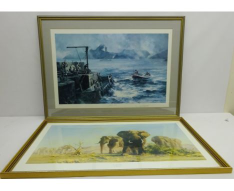 'Village Bay - St Kilda', ltd.ed colour print No.116/200 signed by David Shepherd (British 1931-2017) 50cm x 76cm and 'The Iv