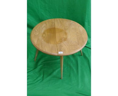 Small blonde elm Ercol drop leaf table 