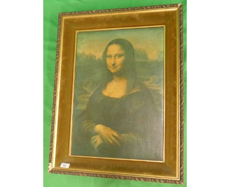 Oleograph - Mona Lisa (authenticity to be confirmed)! 