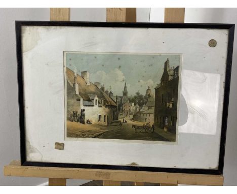 THOMAS FAIRBAIRN RSW (SCOTTISH 1820 - 1885), LADYWELL ST & CATHEDRAL colour lithograph on paper, published by Miller &amp; Bu