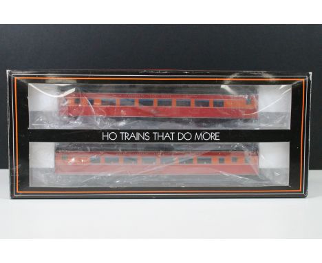 Boxed MTH Electric Trains HO gauge 80-60010 Articulated Chair / Chair Passenger Car Set Southern Pacific Lines 